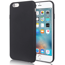  iPhone 7 / 8 Telefontok - matt fekete szilikon tok tok és táska