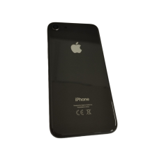 iPhone 8 (4.7&quot;) készülék hátlap, kamera lencsével / sim tálcával, akkufedél, fekete, gyári tok és táska