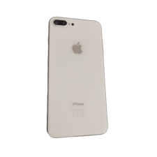iPhone 8 Plus (5.5&quot;) készülék hátlap, kamera lencsével / sim tálcával, akkufedél, ezüst, gyári tok és táska