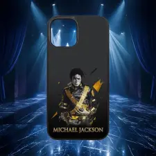 iPhone Michael Jackson - Gold - iPhone tok tok és táska