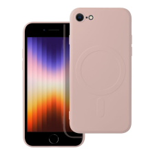  iPhone SE2022 Telefontok- MagSafe kompatibilis pink szilikon tok tok és táska