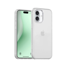 iPhone Telefontok iPhone 16 Plus - átlátszó hátlap tok, átlátszó szilikon kerettel tok és táska
