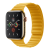 iprofix Apple Watch Szíj 42/ 44/ 45/ 49 mm, Mágneses szövet pánt - sárga
