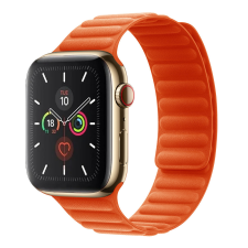 iprofix Apple Watch Szíj, Mágneses szövet pánt - narancssárga okosóra kellék