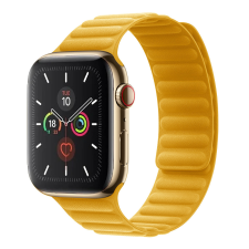iprofix Apple Watch Szíj, Mágneses szövet pánt - sárga okosóra kellék