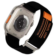 iprofix Nylon szíj Apple Watch (42 / 44 / 45 / 49 mm) - fekete okosóra kellék