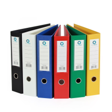  Iratrendező A4, 7,5cm, két oldalt PP borítás, Bluering® Premium fekete mappa