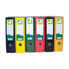 Iratrendező A/4 8cm tokos Q-Connect fekete naptár, kalendárium