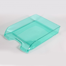  IRATTÁLCA MŰANYAG 550 ÁTTETSZŐ ZÖLD EXTRA SZÉLES irattálca