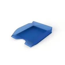  Irattálca, műanyag, DURABLE, "Basic", áttetsző kék irattálca