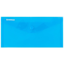 Irattartó tasak, DL, PP, patentos, DONAU, kék irattartó