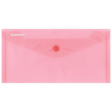  Irattartó tasak, DL, PP, patentos, DONAU, piros irattartó