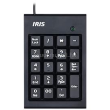 IRIS B-15 USB fekete numerikus billentyűzet (IRIS_B-15) billentyűzet