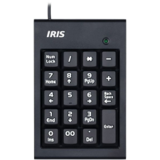 IRIS B-15 USB numerikus billentyűzet Black billentyűzet