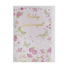 Iris boldog születésnapot képeslap rózsa 13*19 cm party kellék