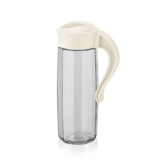 IRIS C-00317 Domi Polygon üvegkancsó 1.600ml, fekete vagy elfántcsont színű konyhai eszköz