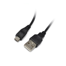 IRIS CX-104 USB-A apa - Micro USB-B apa 2.0 Adat és töltőkábel - 1m (Fekete) kábel és adapter