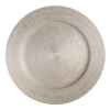 IRIS dekor tálca kör 33cm sima ezüst (IRIS_671951)