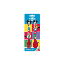 IRIS Disney Műanyag gyerek evőeszköz szett 2 darabos - Mickey Mouse babaétkészlet