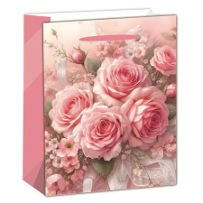 IRIS Dísztasak matt 18x23 cm rózsacsokor ajándéktasak