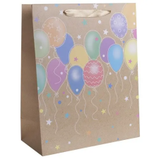 IRIS Dísztasak matt 31x42 cm színes lufik ajándéktasak