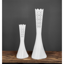 IRIS E5576 Dekor váza 40cm - Fehér (E5576) dekoráció