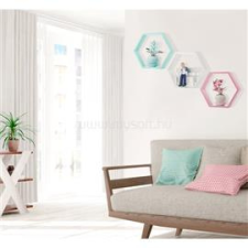 IRIS E5634 hatszögletű fali dekoráció 29x25cm (IRIS_E5634) dekorációs kellék