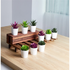  IRIS E5675 dekoráció művirággal cserépben 6x9cm party kellék