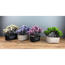  IRIS E5830 BEST WISHES dekoráció művirággal dézsában 20x18cm dekoráció