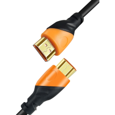 IRIS HDMI v2.0 - HDMI kábel 3m - Fekete/Narancssárga (CX-111) kábel és adapter