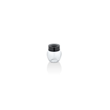 IRIS HN-1213 Mono Üveg fűszertartó 210ml - Fekete/fehér (HN-1213) konyhai eszköz