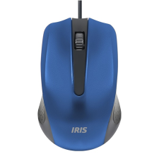 IRIS IOM861-BL Vezetékes Egér kék (IOM861-BL) egér