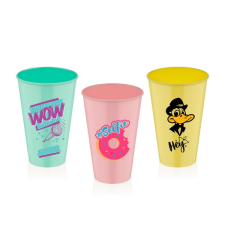 IRIS IRIS L-00749 Lemonade pohár 450ml, rózsaszín vagy kék konyhai eszköz