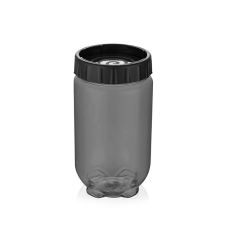 IRIS L-00725 Stack and Lock, egymáshoz rögzíthető tároló, 1.000ml, fekete konyhai eszköz