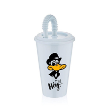 IRIS L-00750 Lemonade pohár szívószállal 450ml konyhai eszköz