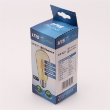 IRIS Lighting Filament Bulb Longtip E27 ST64 6W/2700K/540lm aranyszínű LED fényforrás izzó