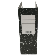 IRISOffice d merevfalú 9cm karton fekete mákos mintás iratpapucs irattartó