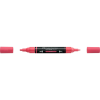 irka Akril marker kétvégű MULTIMARK 124 Faber-Castell vörös
