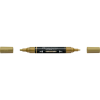 irka Akril marker kétvégű MULTIMARK 250 Faber-Castell arany