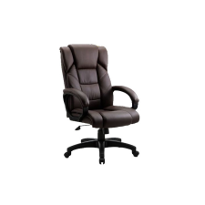  Irodai szék  barna textilbőr/műanyag SIEMO NEW forgószék