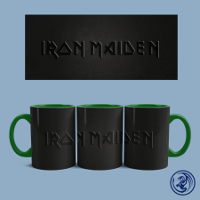 Iron Maiden Black logo bögre (Zöld) bögrék, csészék