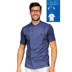 isacco FRANKLIN - Super Dry + Jersey szakácskabát - kék