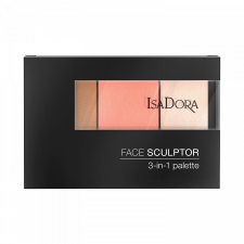 IsaDora Face Sculptor Palette Classic Nude Paletta 12 g szemhéjpúder
