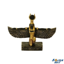  Isis egyiptomi istennő szobor, kicsi, szárnyas dekoráció