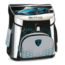 Iskolatáska ARS UNA kompakt easy ergonómikus mágneszáras Lamborghini türkiz iskolatáska