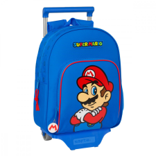  Iskolatáska Kerekekkel Super Mario Play Kék Piros 28 x 34 x 10 cm iskolatáska