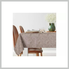 Isla banánlevél mintás jacquard asztalterítő Sötét bézs 140x220 cm HS440383 lakástextília