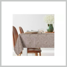  Isla banánlevél mintás jacquard asztalterítő Sötét bézs 140x260 cm HS440384 lakástextília