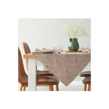 Isla banánlevél mintás jacquard asztalterítő Sötét bézs 85x85 cm party kellék