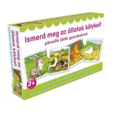Ismerd meg az állatok kölykeit párosító játék puzzle, kirakós